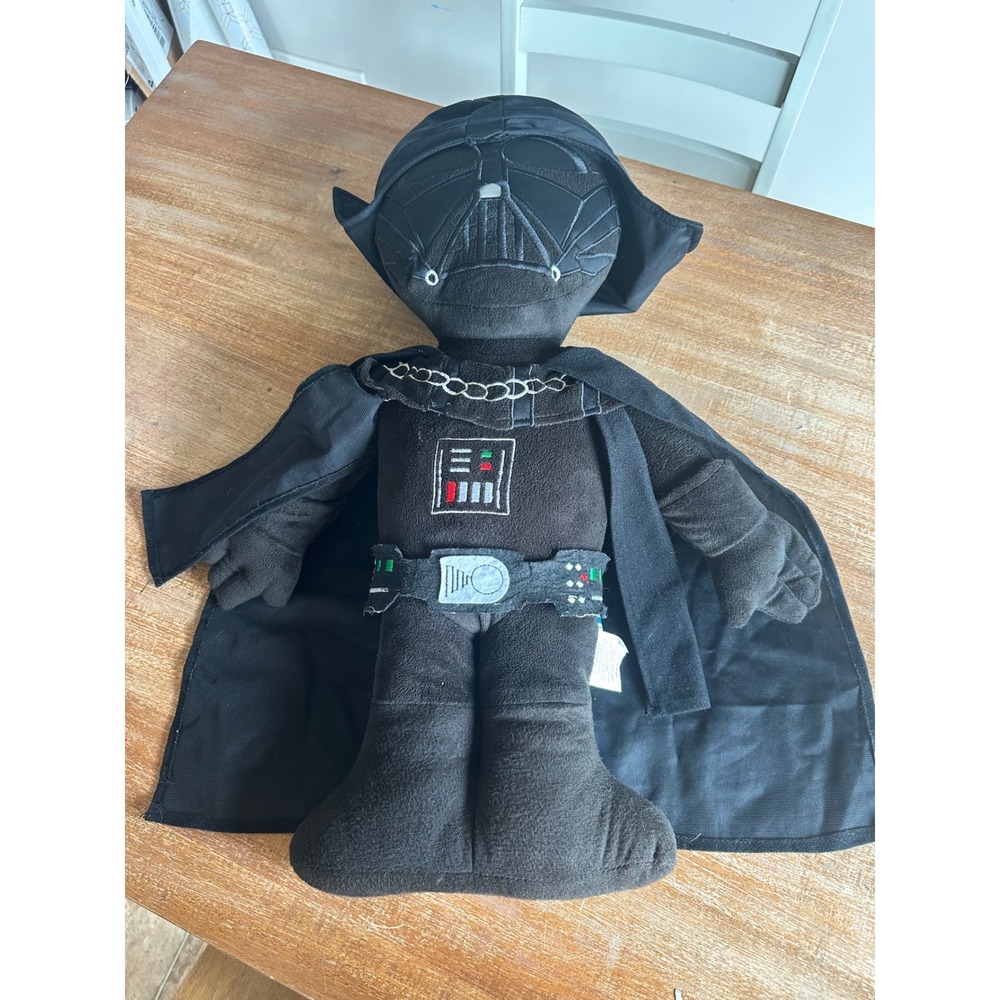 Star Wars Darth Vader Plush Stuffed Toy Jay Franco & Sons Black Cape Figure 26"